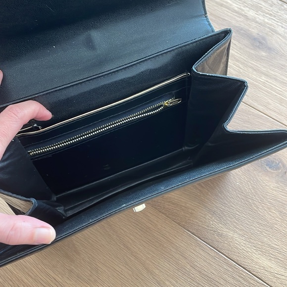 Vintage 1940s Black Alligator Clutch Bag - Picture 7 of 7